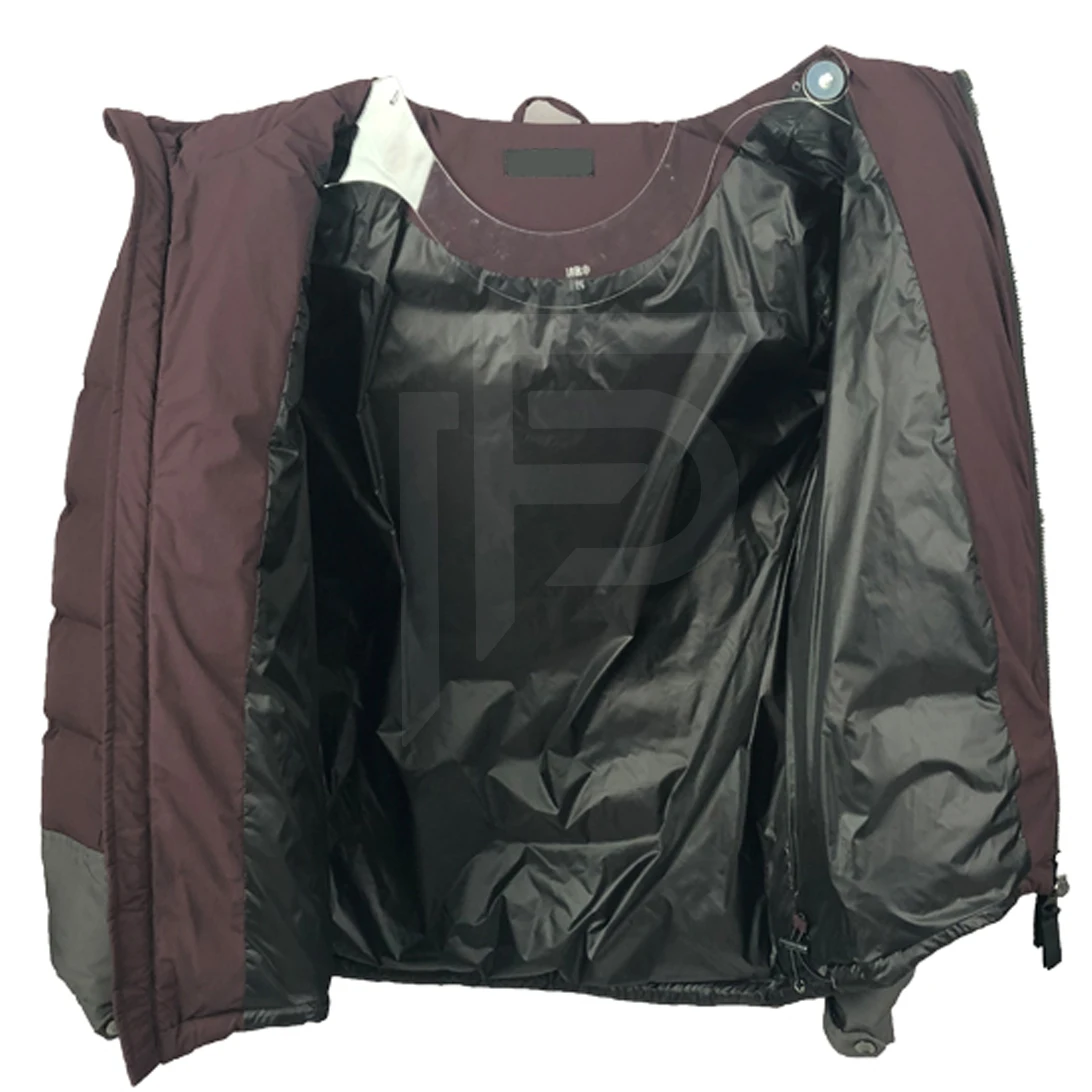 Индивидуальный дизайн пальто пуховая теплая ветровка толстая молния ветрозащитная подкладка блестящая зимняя куртка-бомбер мужские куртки большого размера