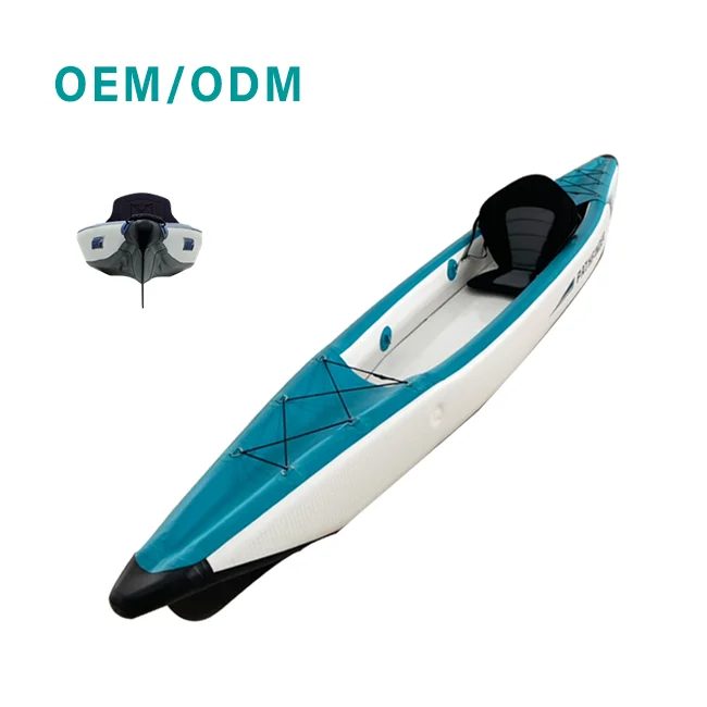 High Quality PVC+EVA kayaking inflatable kayak boats for sailing fishing kayak