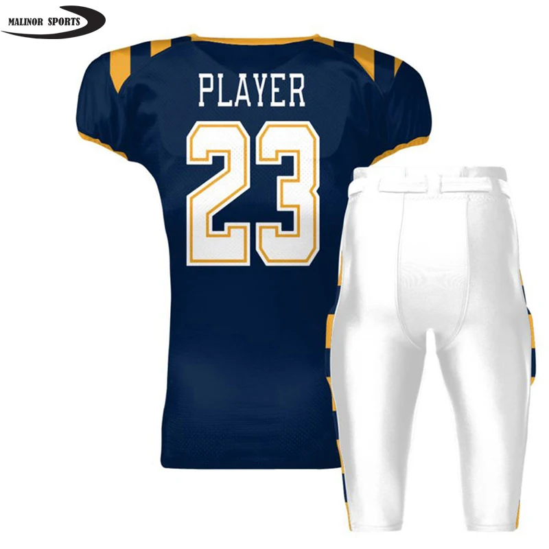 Online Sale Men American Football Uniform Sublimation Football Uniform For Sports Wears Uniforms