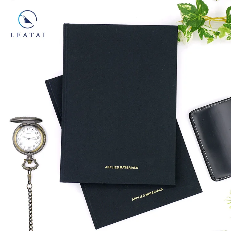  A5 Linen printed dot hardcover notebook