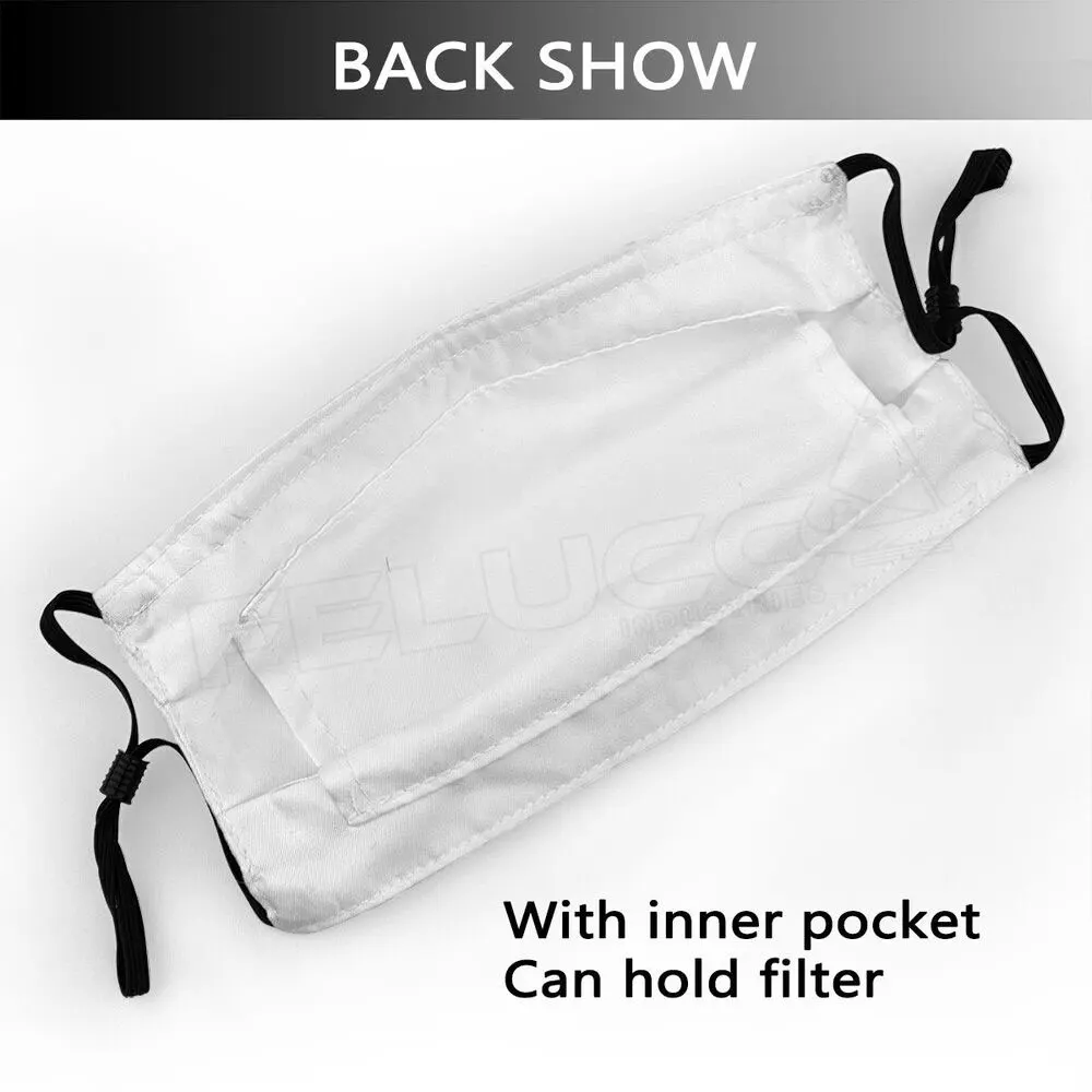 Пользовательский дизайн Пылезащитный фильтр с принтом моющийся чехол для защиты лица