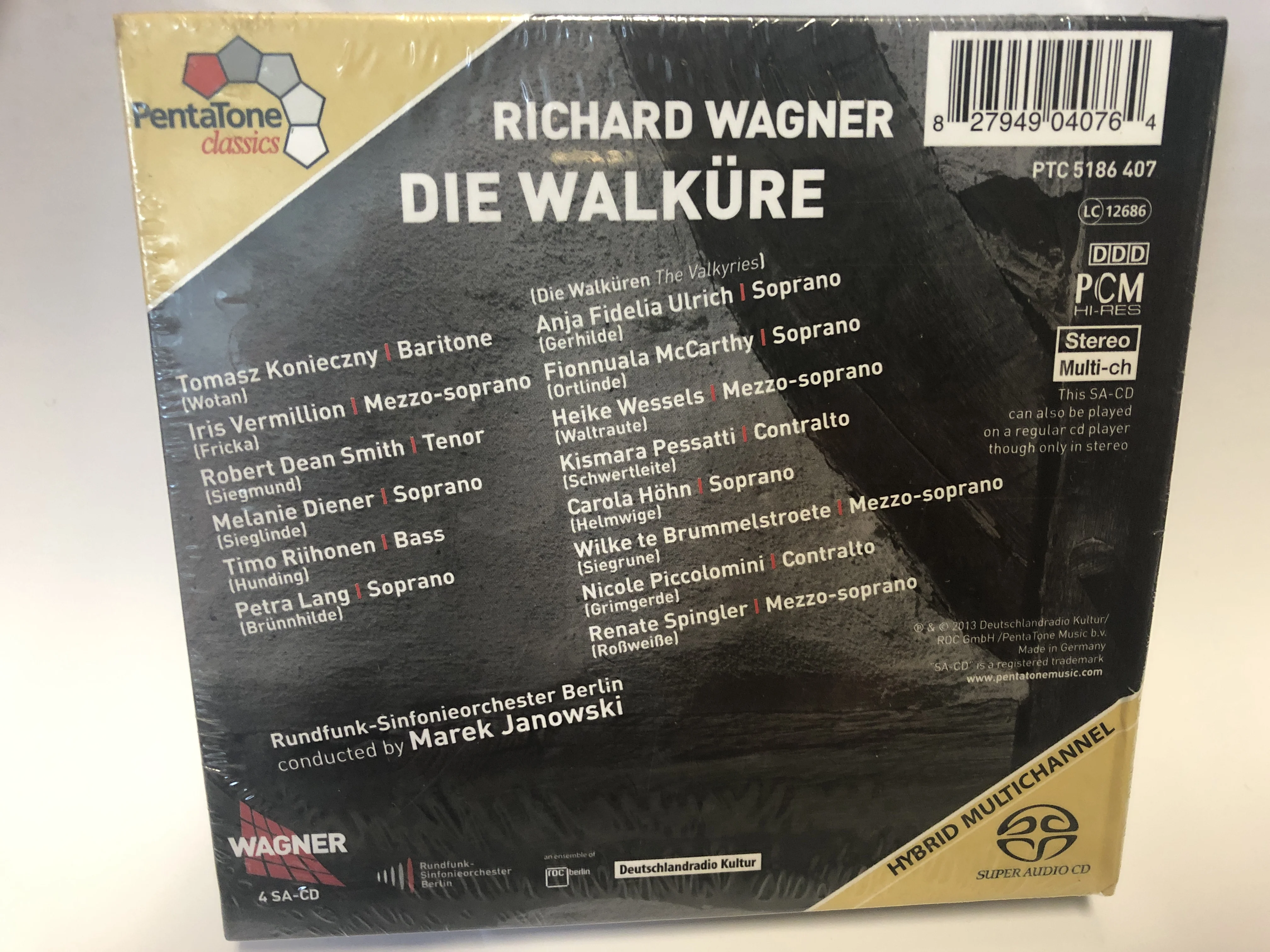 Вагнер Die Walkue (Janowski проводящий) Bro № 172863 считыватель компакт-дисков и мешков
