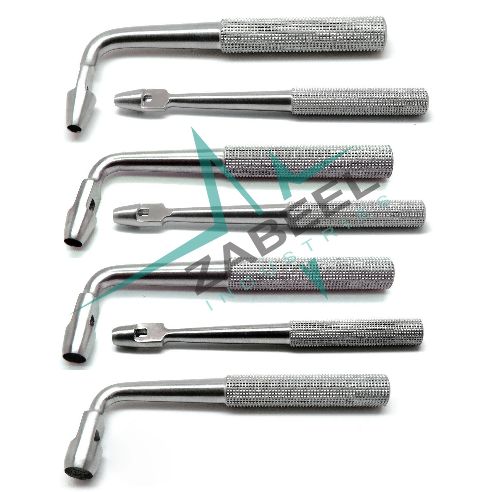 7 Pcs Tissue Punch Straight Curved Dental Surgical Implant Instruments