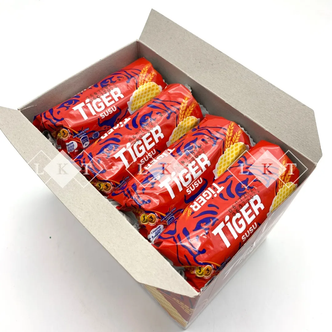 Wholesale Export Tiger Biskuat Susu Small Cookies & Biscuit 75G