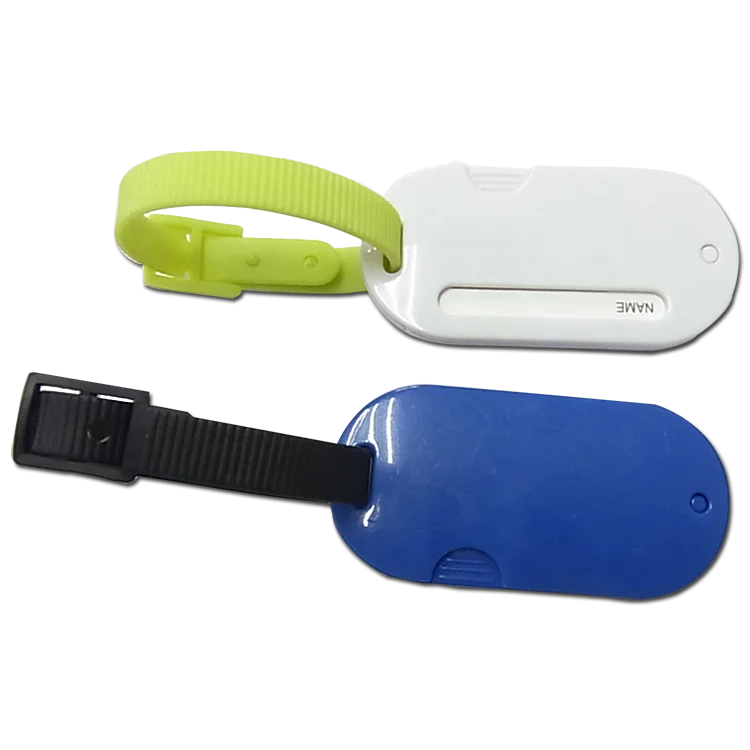 Volume Supply Excellent Quality Plastic Luggage Tag With Pvc Strap For Traveller