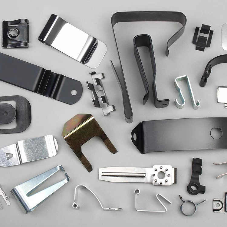 Custom Silver Plated Motor Mounts Clips With Holes Tin Plated Brass Sheet Holder Fuse Clip