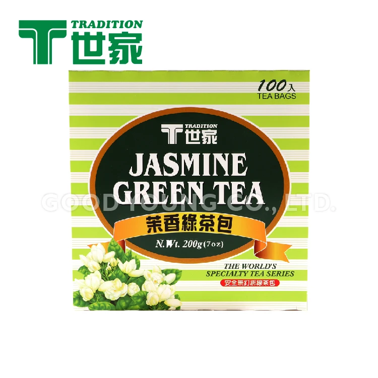 Organic Jasmine Green Tea Bag Hot Sale Taiwan Factory Direct