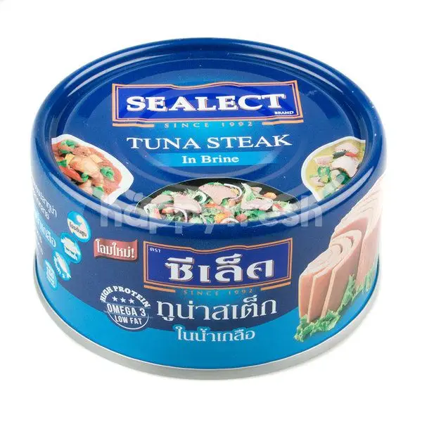  Sealect стейк из тунца в рассоле Омега 3 обезжиренный