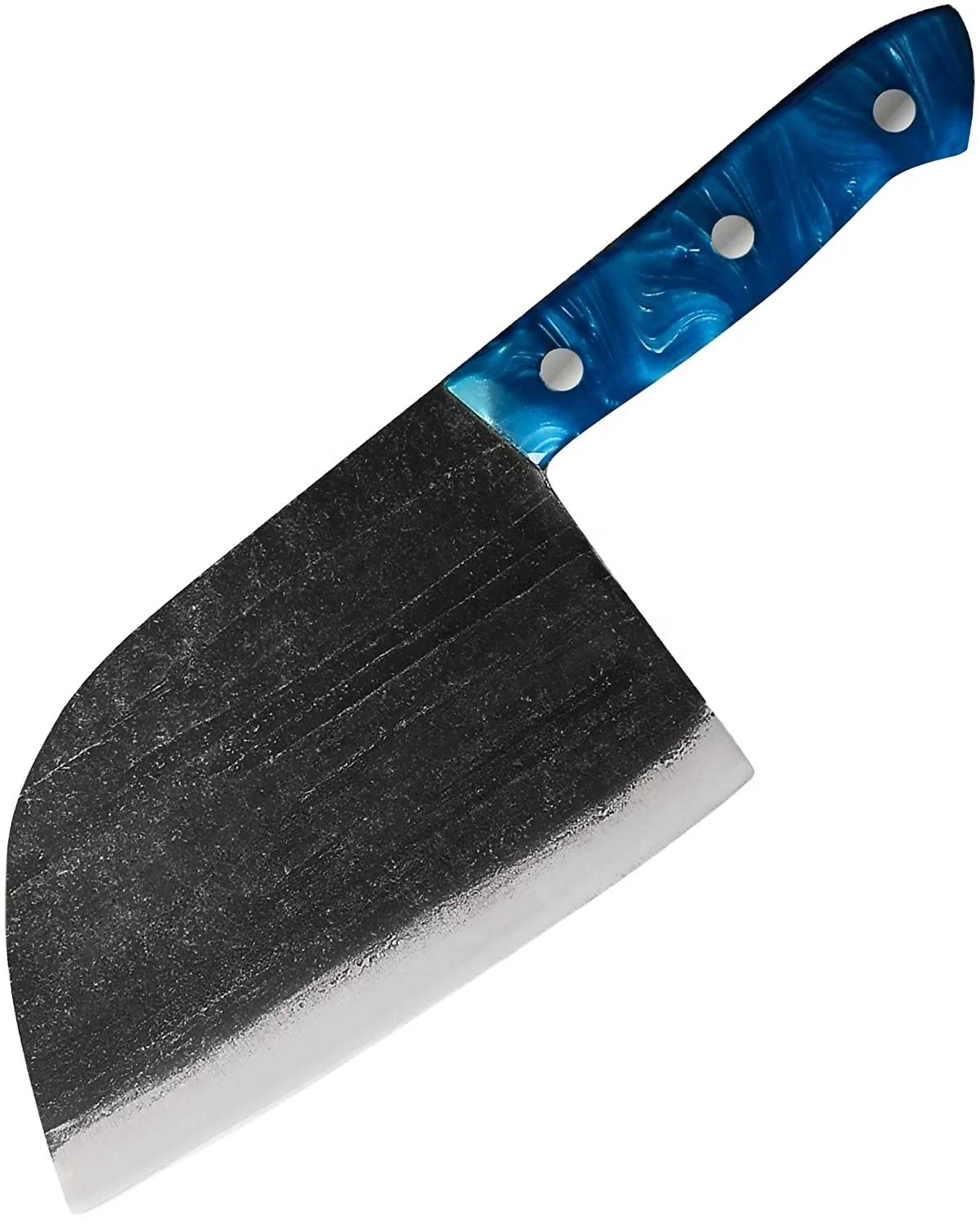 
Full Tang Classical Butcher Knife 7 Inch Stainless Steel Chef Kitchen Knife for Meat Vegetable Cutting 