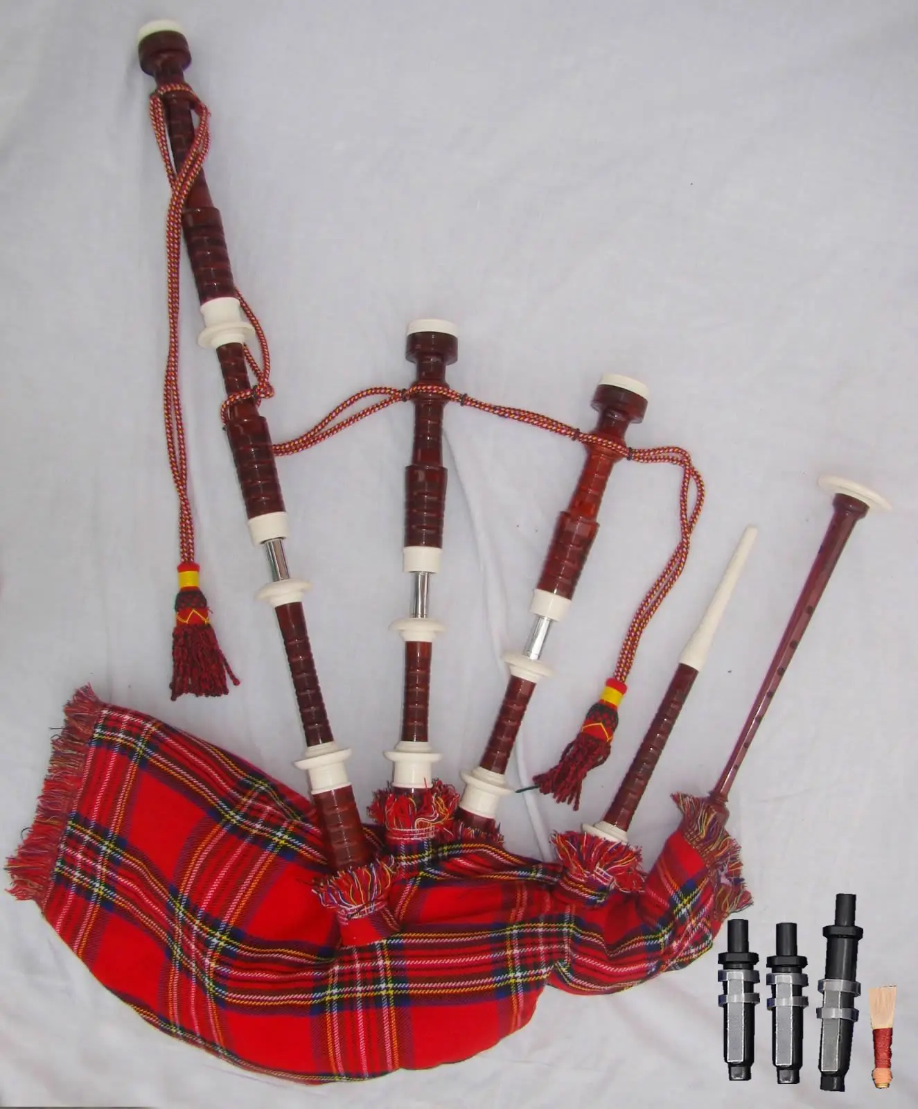 Scottish Great Highland Rosewood Bagpipe