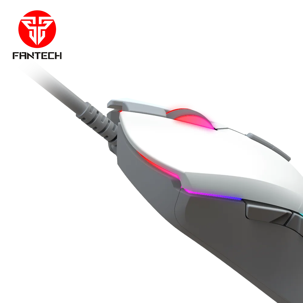 Fantech X17 Space Edition Best White Color Design Ergonomic Shape Mouse