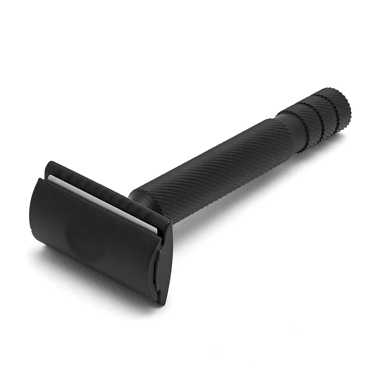 Genuine black Safety Razor Double Edge Razors +10 Free Blades & Pouch travel kit