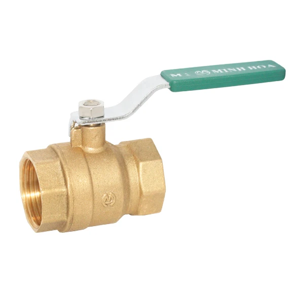 DN20 FORGED WATER VALVE MALE FEMALE THREAD WITH LONG BLUE LEVER HANDLE BRASS BALL VALVE