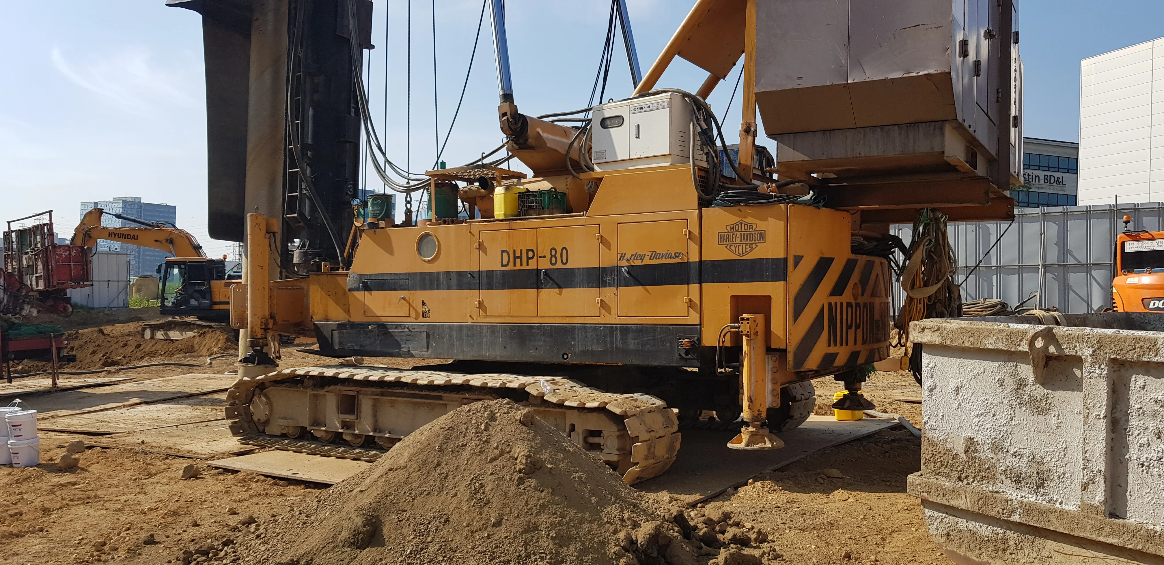 
[ Winwin Used Machinery ] Used Pile driver NIPPON DHP80 1993yr For Sale 
