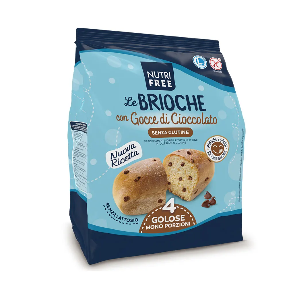 Gluten Free BRIOCHE WITH CHOCOLATE CHIPS 200g (4x50g)