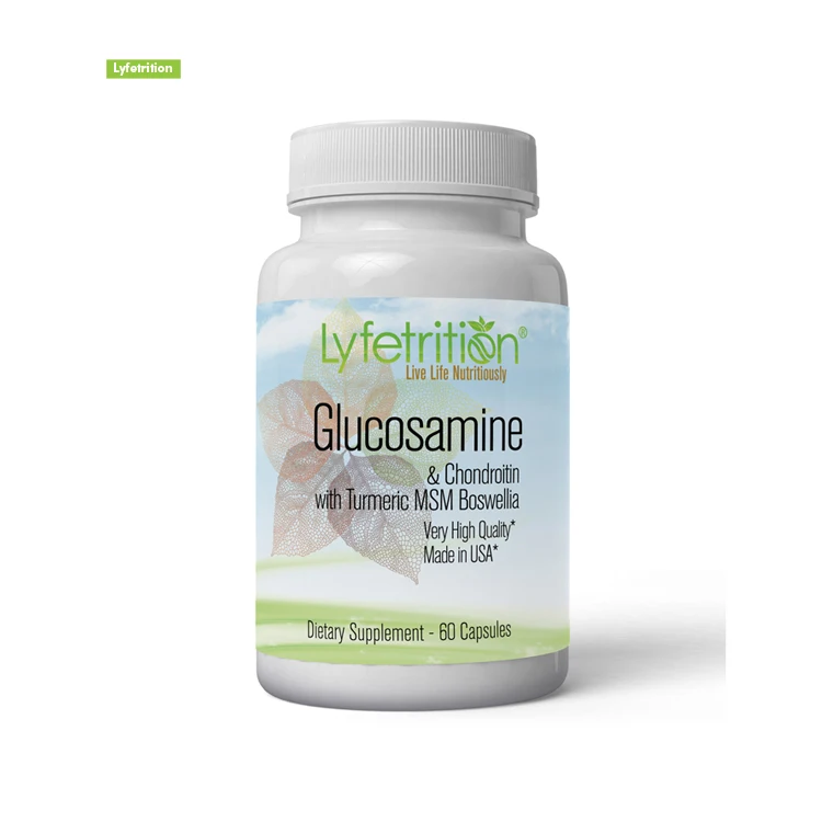 Huge Demand 100% Works Glucosamine and Chondroitin Joint Pain Capsules to Increase Joint Lubricant