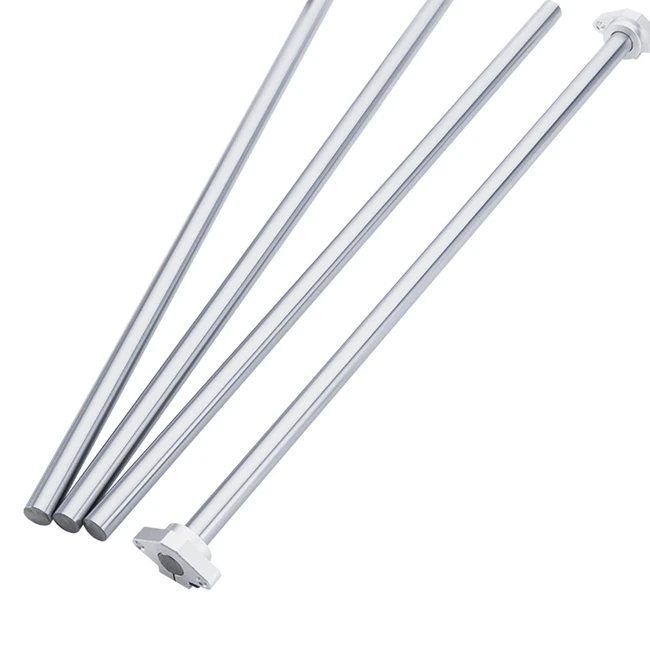 Optical Axis OD 8mm 10mm 12mm Linear Shaft Cylinder Linear Rail Smooth Round Rod Length 300mm-6000mm for 3D Printer Parts