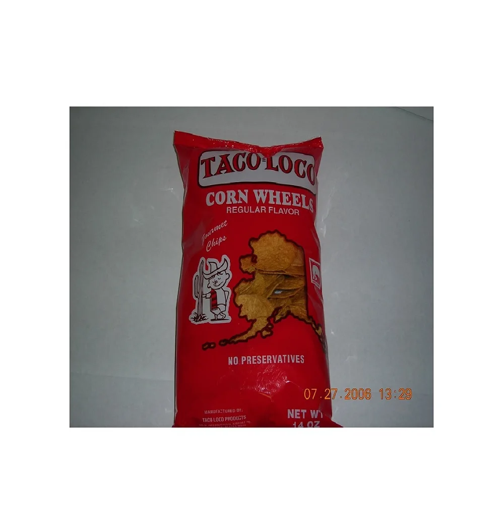 Taco Loco Round Corn Chip Wheels Model Number 7820311131