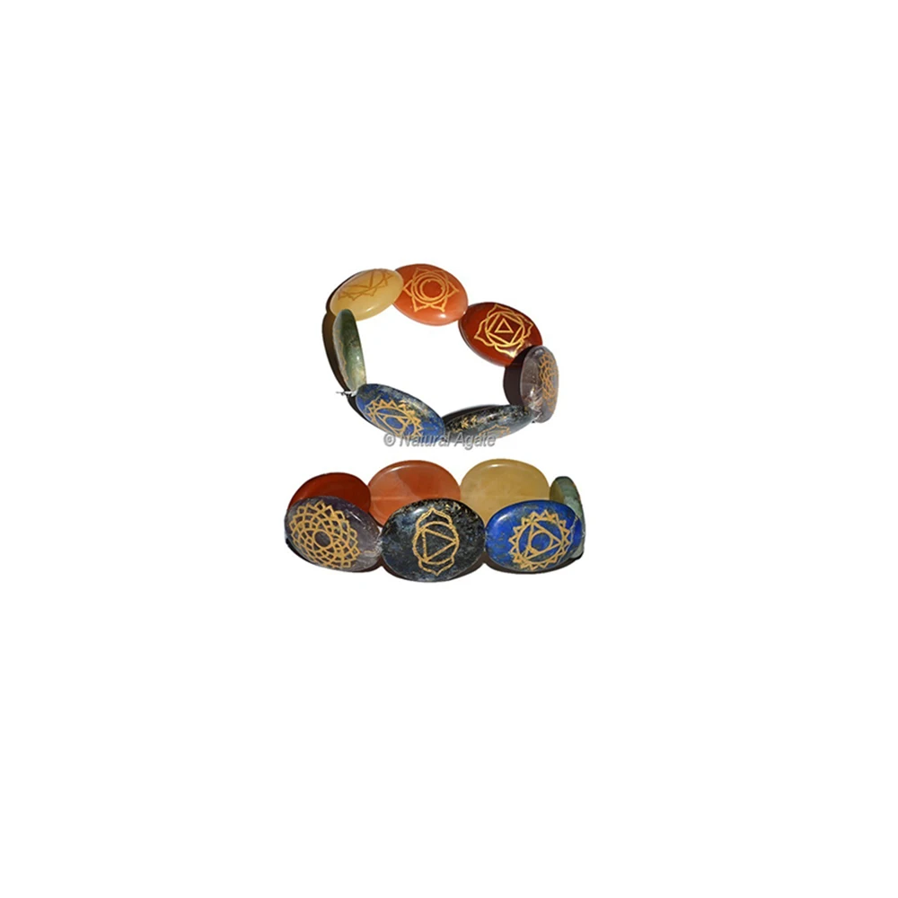 Top Best Selling Engraved Chakra Bracelet For Women Available From Indian Supplier