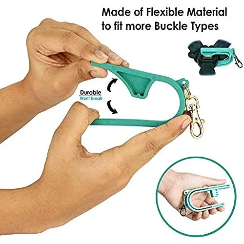 Car Seat Key Buckle Release Tool, 2 Pack Car Seat Clip Opener Tool for Adults Nails Kids.