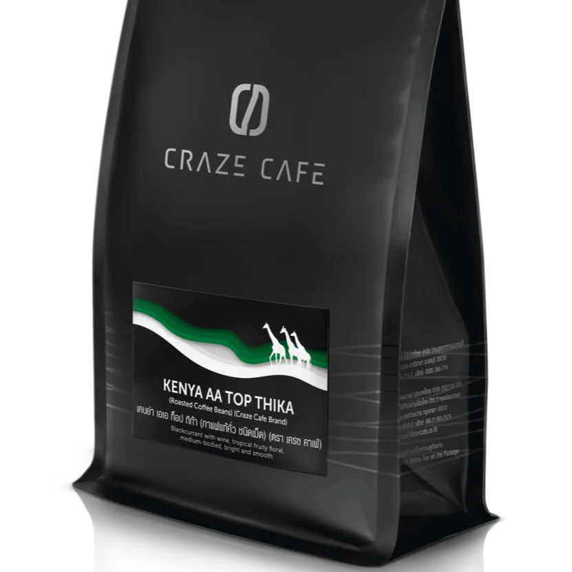Craze Cafe Kenya AA TOP THIKA from Africa [SL28 & SL34] | Fully Washed | Blackcurrent and winery | Medium Body