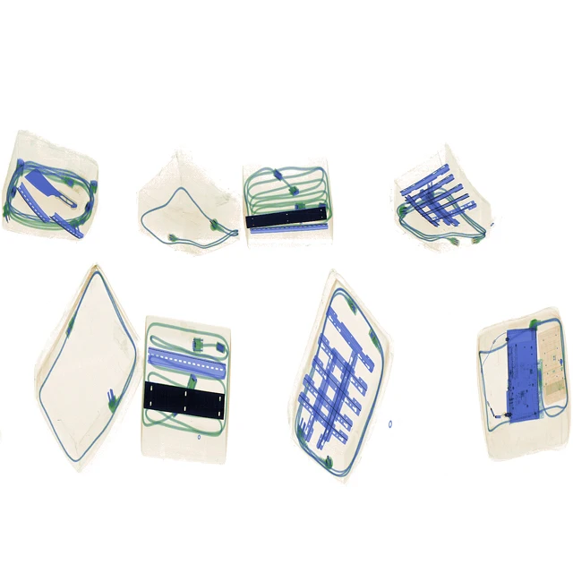 86 x 65cm dual view x ray baggage scanner 2D image Introscope for cargo screening