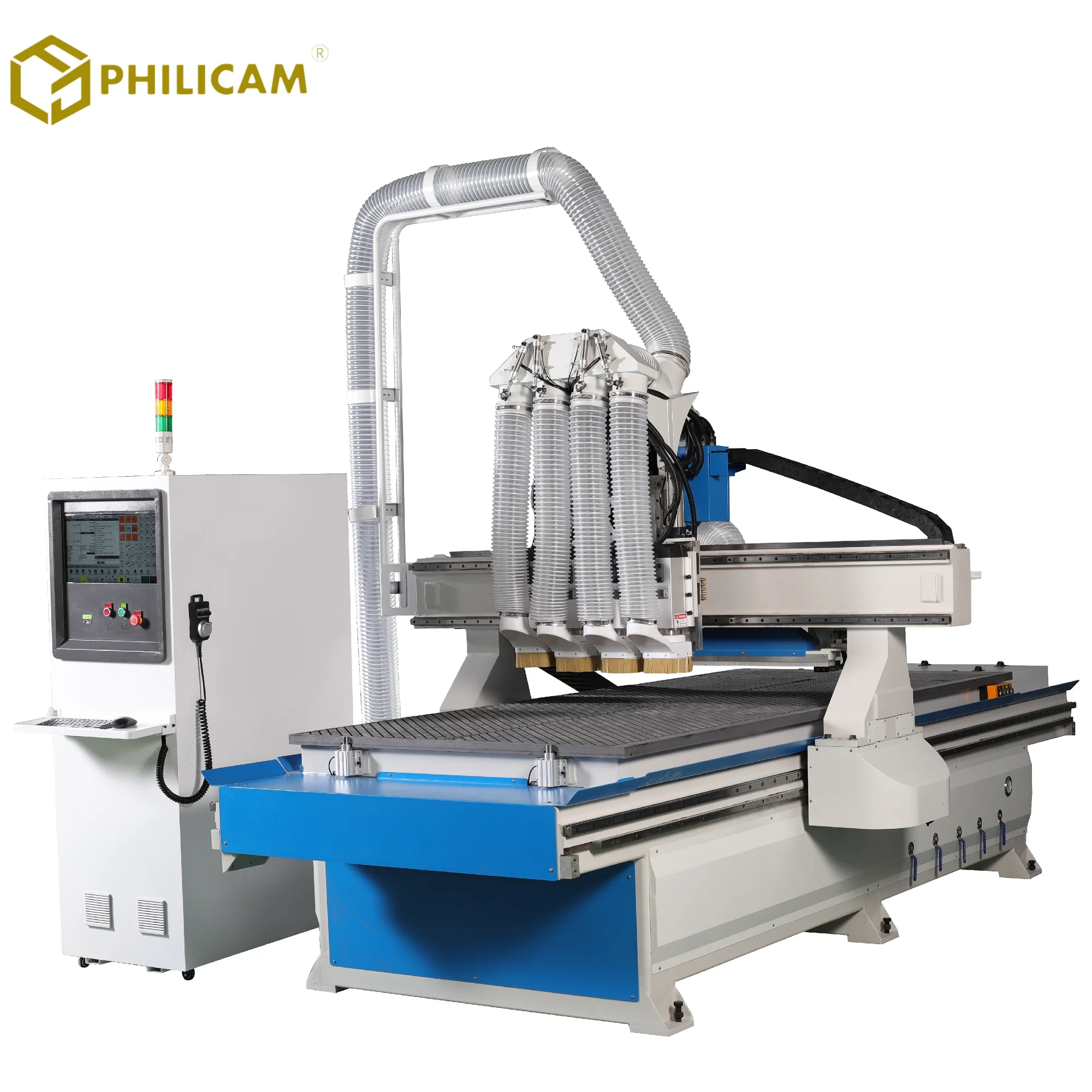 
Multi Head Four Spindle ATC Woodworking CNC Router Machine 