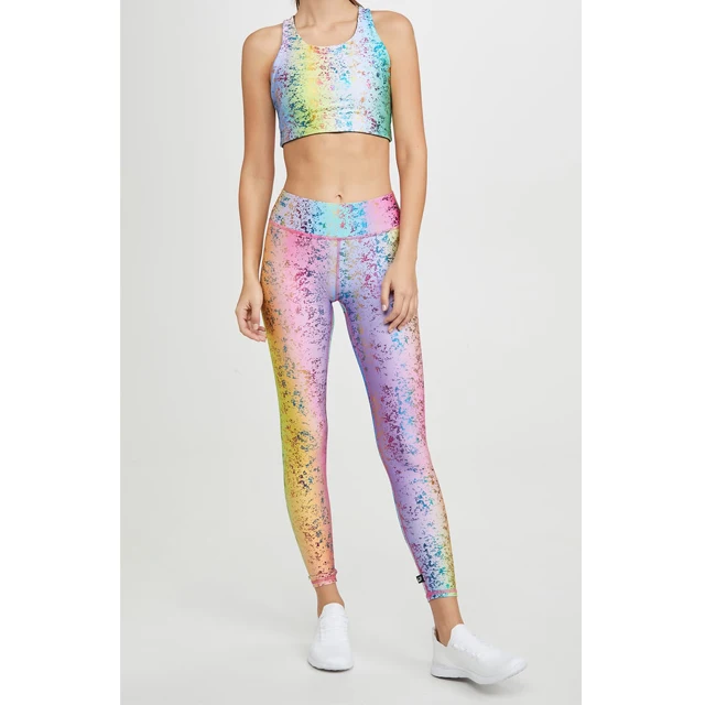 Factory Wholesale Ladies Stretchy Running Training Fitness Women Gym Leggings High Waist Seamless Yoga Set