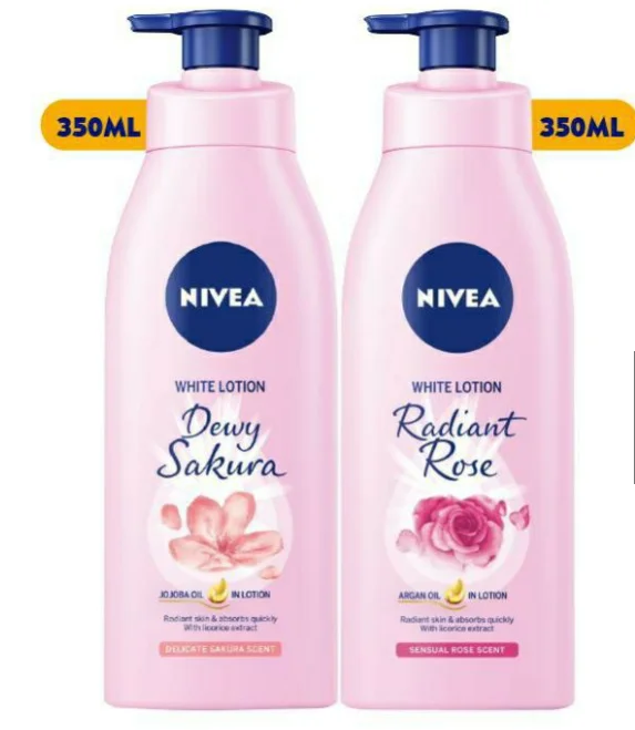 Hot Sale White Lotion Radiant Rose Nivea 200ml x 24 Bottles