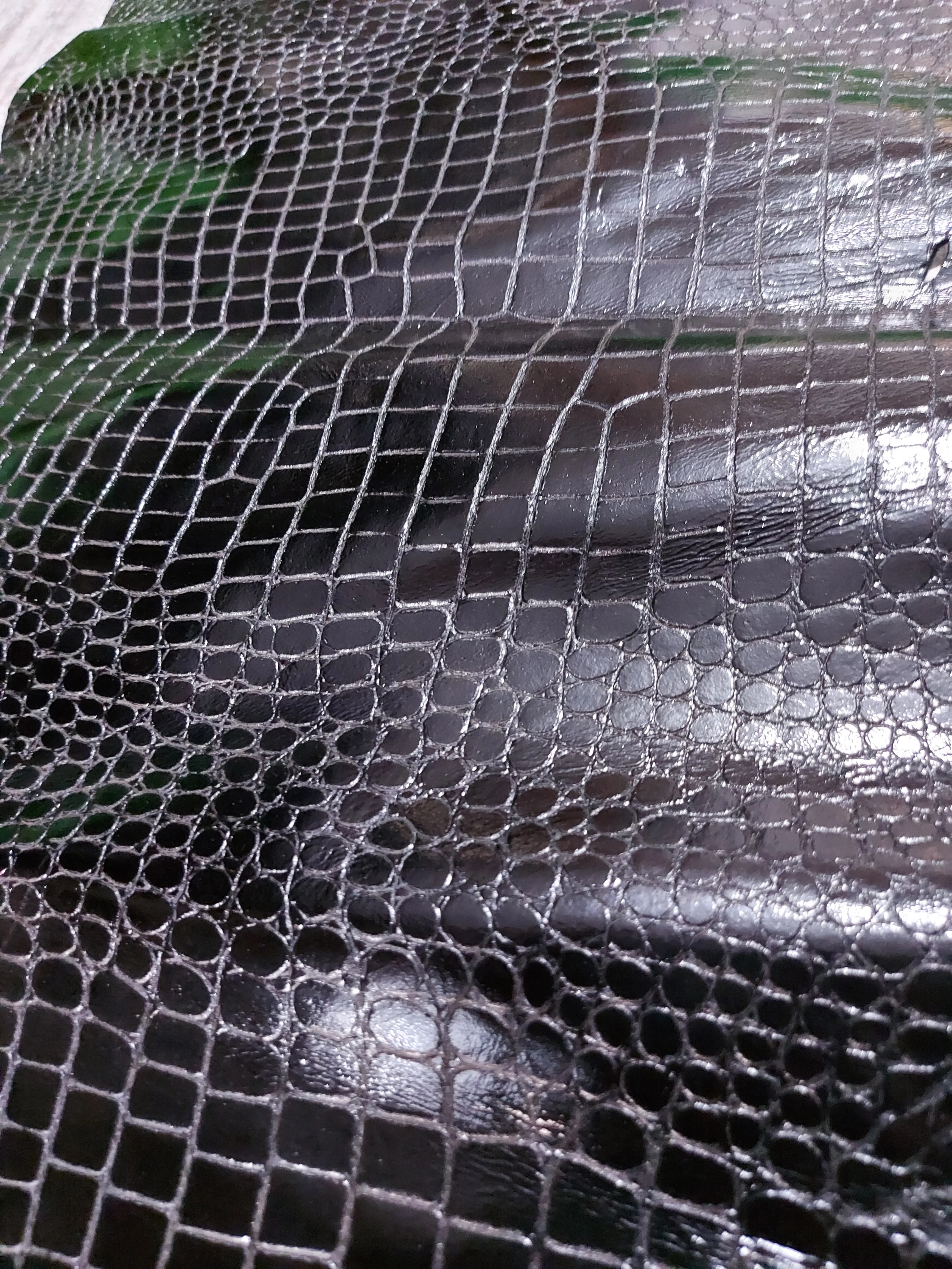 Printed Genuine Cow Leather