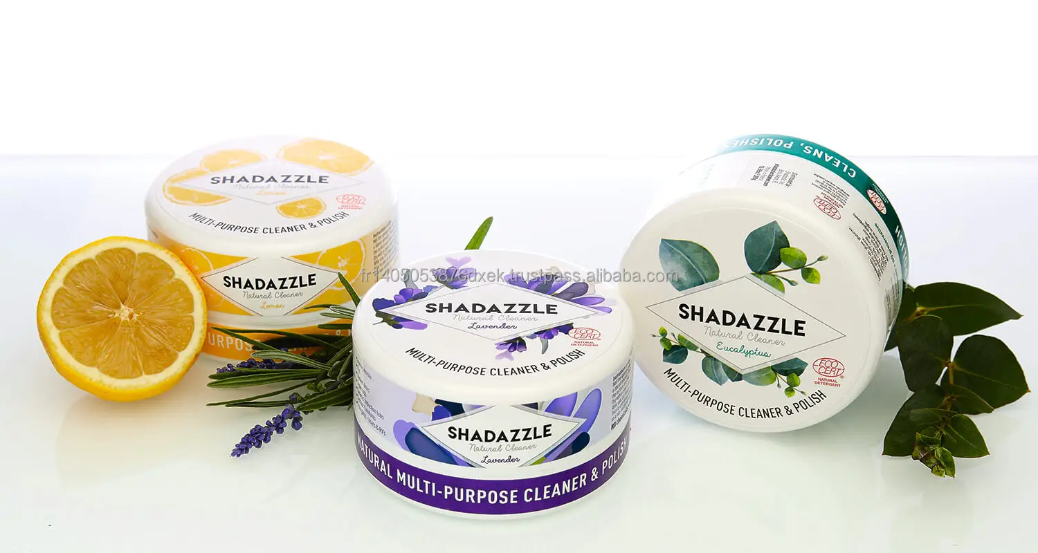 Shadazzle All Purpose Cleaner and Polish Eucalyptus Fragrance ECOCERT Detergent Natural 300 gr