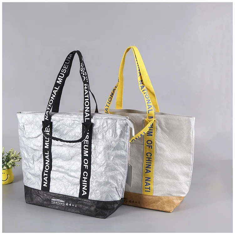 Factory wholesale waterproof DuPont Tyvek paper shopping tote bag