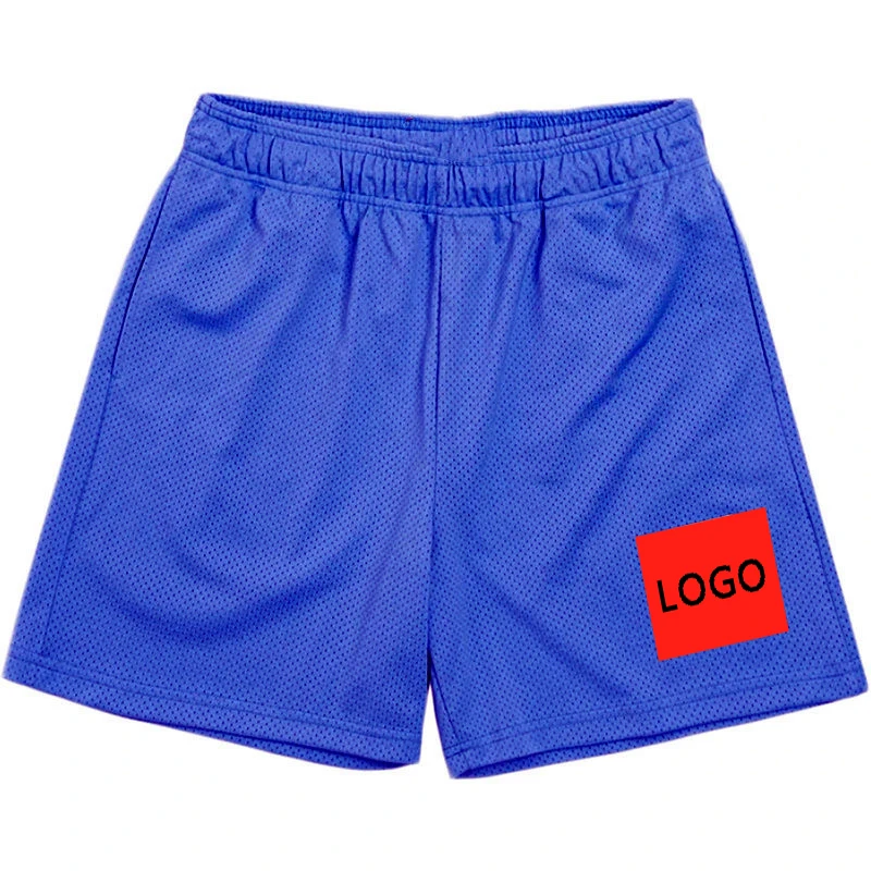 2021 High Quality Cropped Fit Polyester Mesh Basketball Shorts Cotton Nets Sport Jogger Hem Pockets Summer EE Basic Men Short