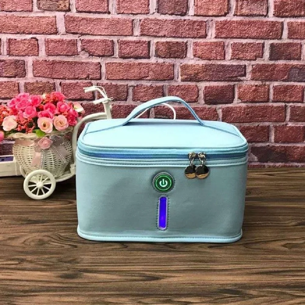 portable UV sterilizing bag travel Infant cloths sterilizer toys underwear LED lights disinfection box