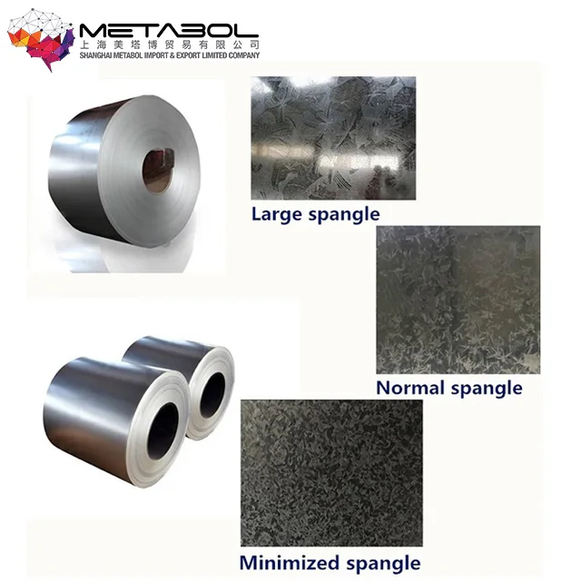 Acero Galvanizado Bobina - Calamina - Teja - Cubierta - Lamina GI  0.12 - 2.00 mm * 750 - 1500 mm Z40 - Z600 - G40 - G60 - G90