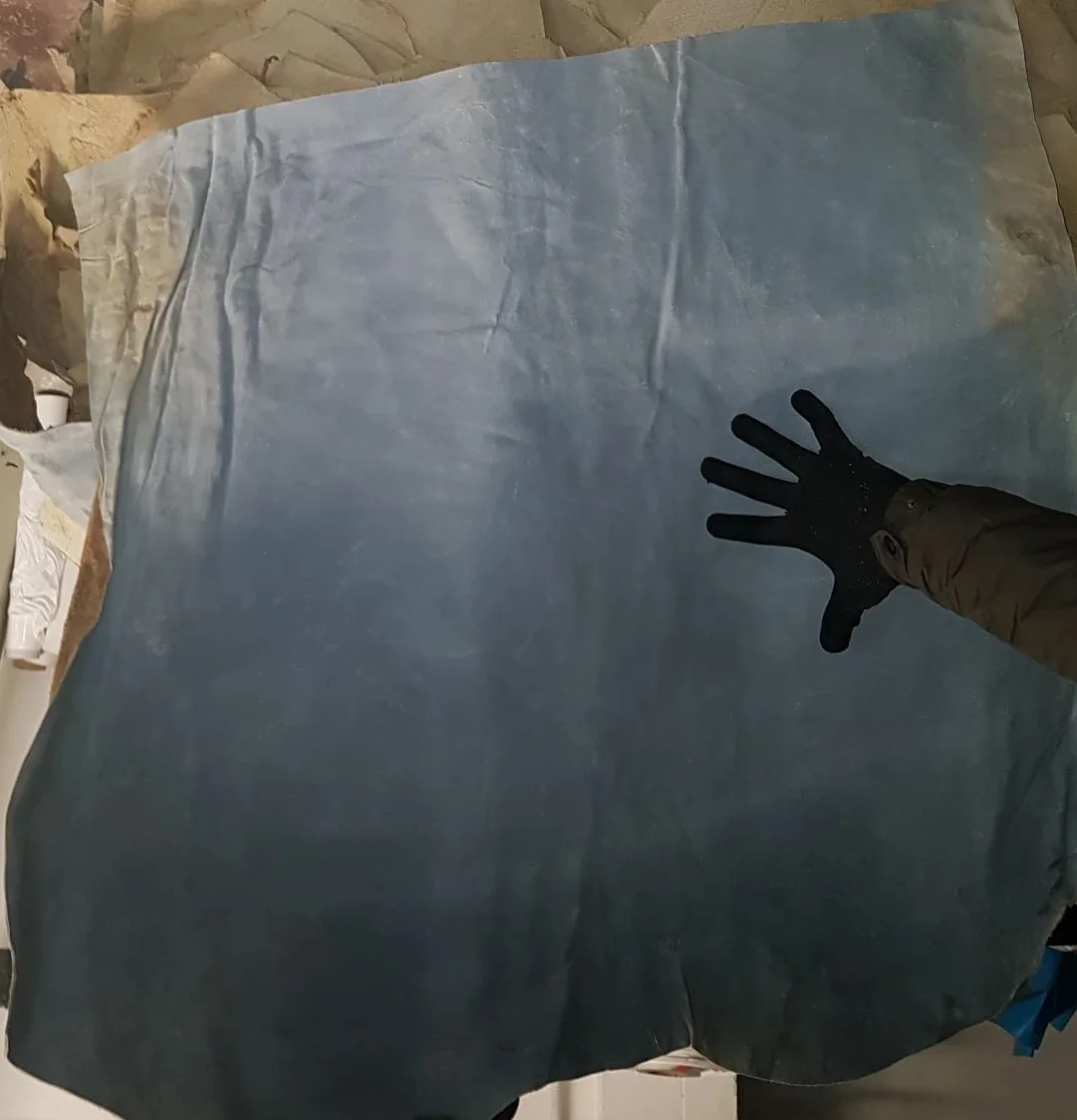 Wet Blue Leather Pieces