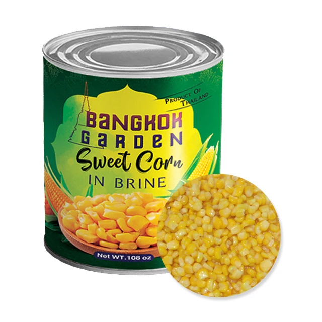 Wholesale Healthy Canned Sweet Corn In Brine Packed 15oz. made in Thailand factory