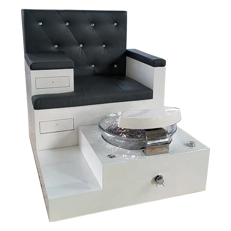 Отличная Прямая продажа с фабрики салон красоты черный спа для ног массажа педикюр/педикюр станции