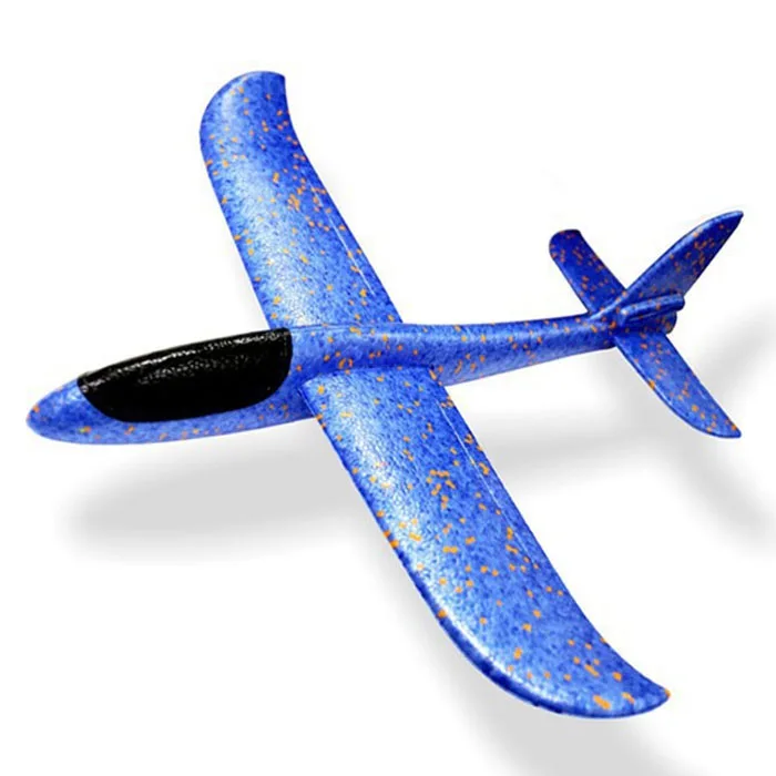 3D EPP Foam Plane Model Undergrade Kids Flying Toy Slingshot Plane 2 Flight Modes Throwing Foam Airplanes with Slingshot Launch