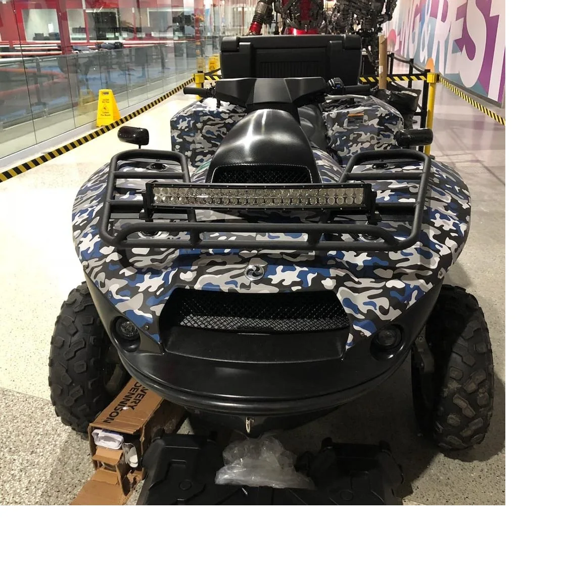 Latest Camouflaged Red Blue White Gibbs Quadski XL ATV / SnowMobile Jet ski Quadski Sport Touring XL