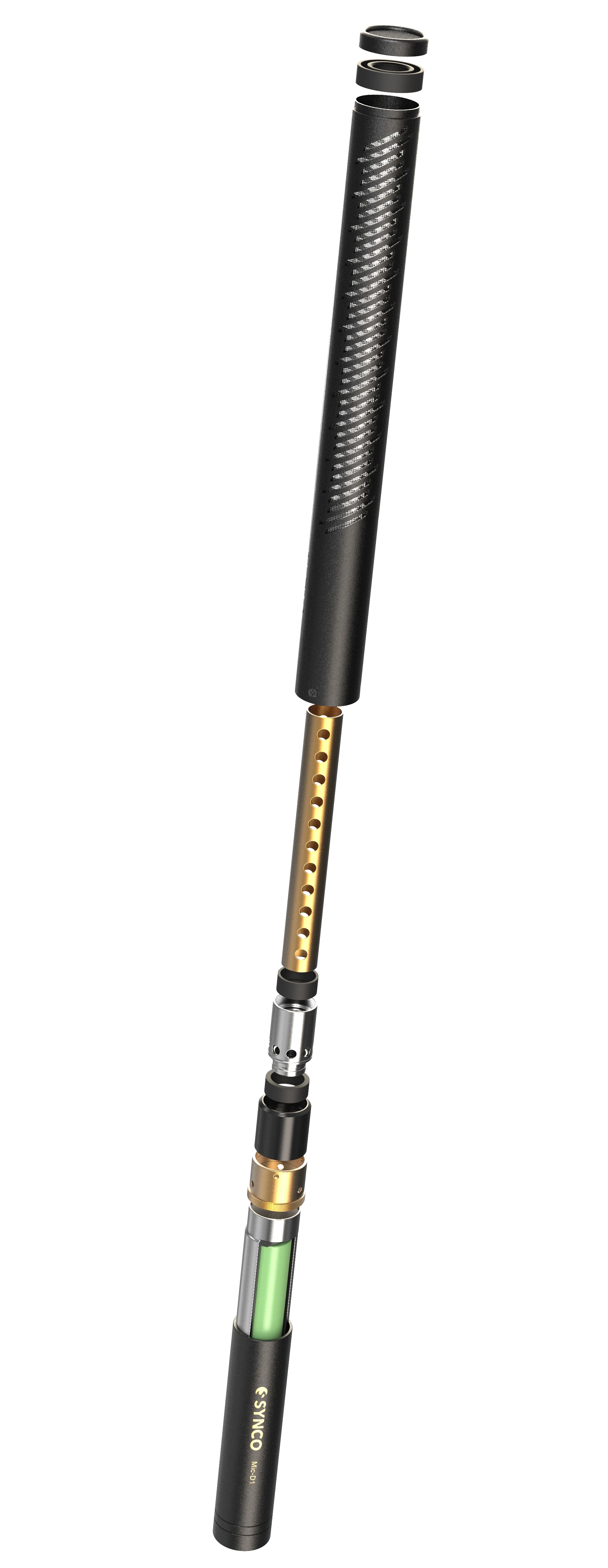  SYNCO Mic-D1 Гиперкардиоидный профессиональный микрофон для ружья фантомное питание/Аккумулятор AA DSLR-камер Sony Canon