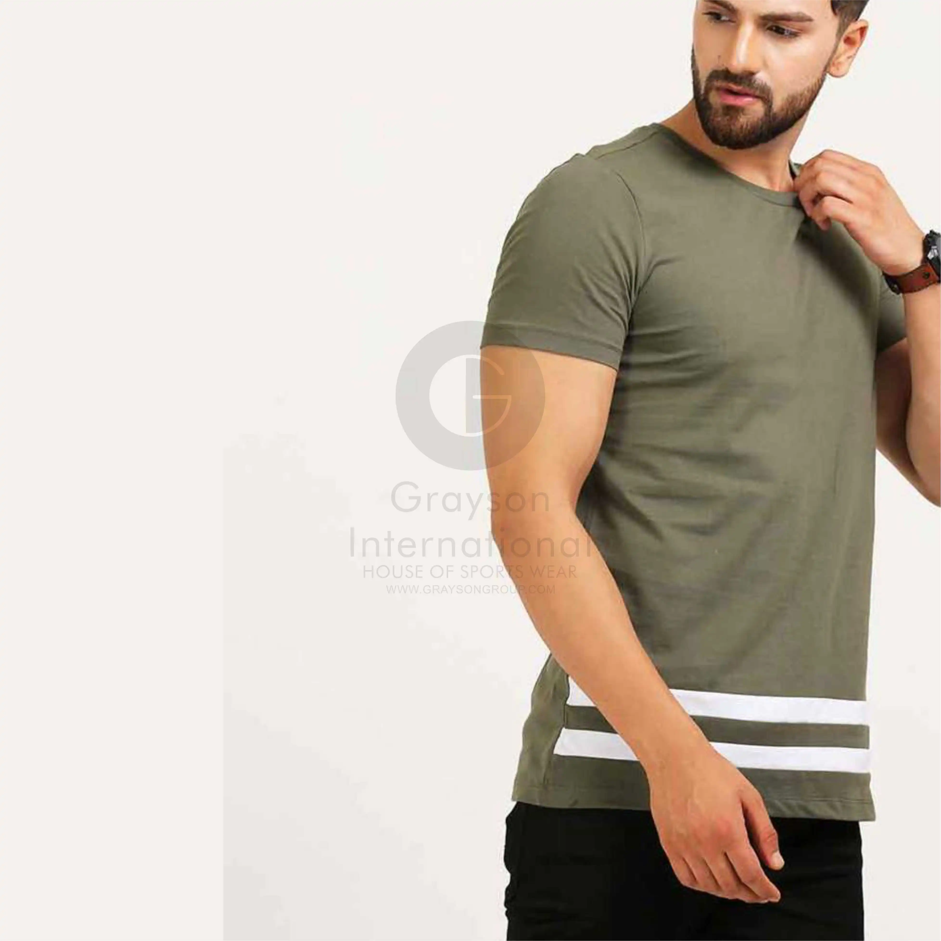 T-shirt Short T Shirt Unisex Custom Print Your Brand Logo T-shirt 100% Cotton Casual Short Sleeve  Fit Gym Tops