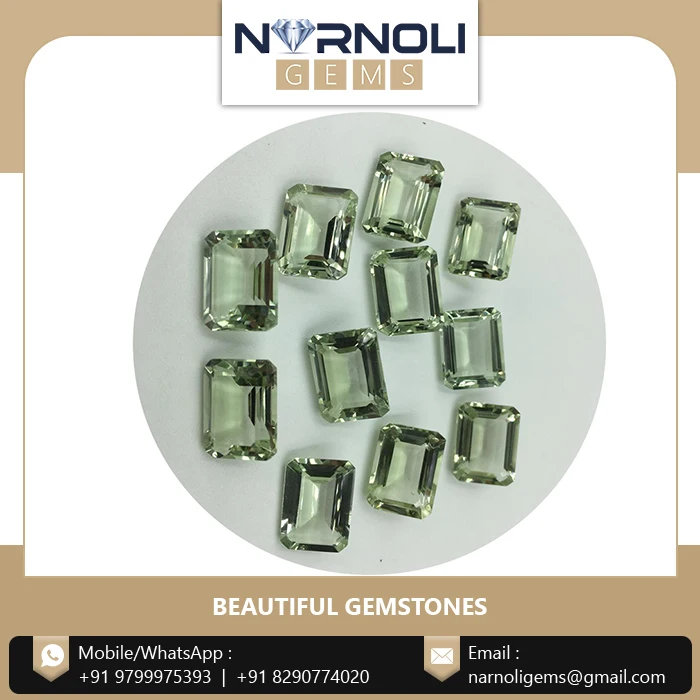 High Quality Amethyst Octagon 14 X 10 mm Semiprecious Purple Color Gemstone For Sale Jewelry Decor Gemstone