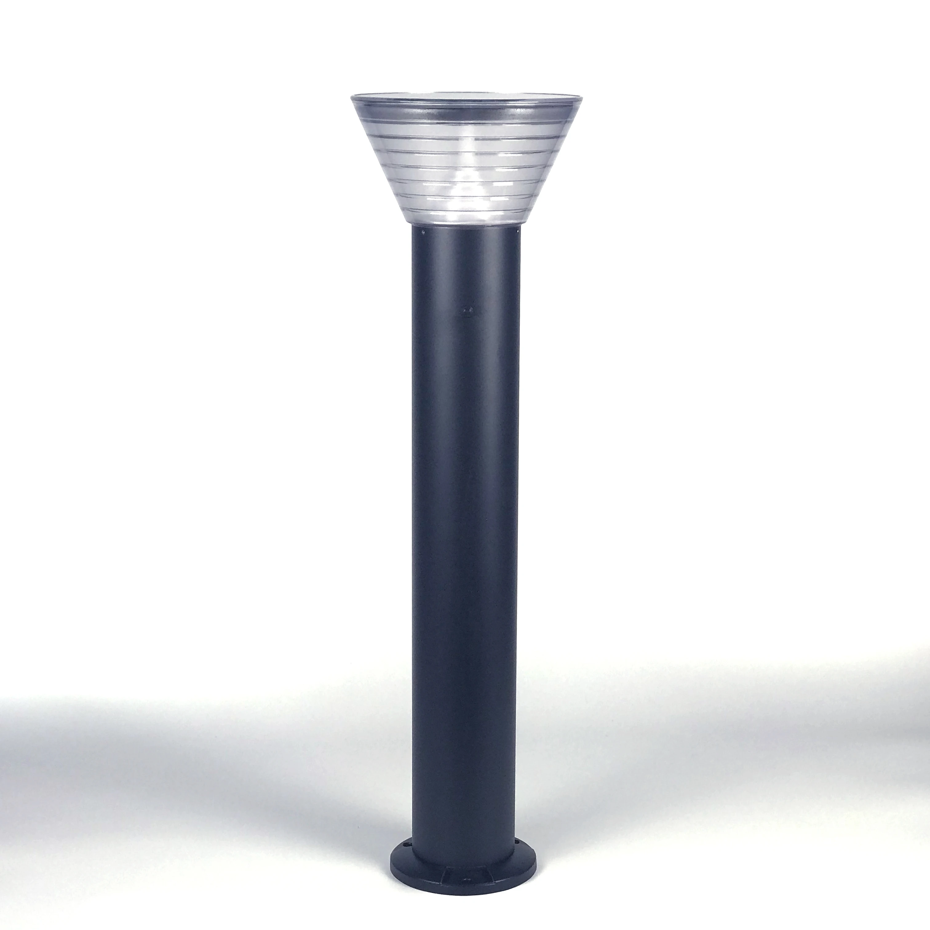 Letovo Solar Light - Bollard Light Circle High Warm LED 80cm Height Aluminum Body