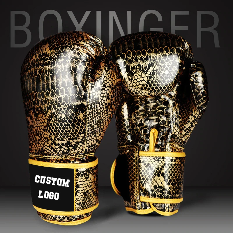 Боксерские перчатки 10-16 унций оптовая продажа боксерские Muay Thai из искусственной кожи для мужчин и женщин тренировочные MMA