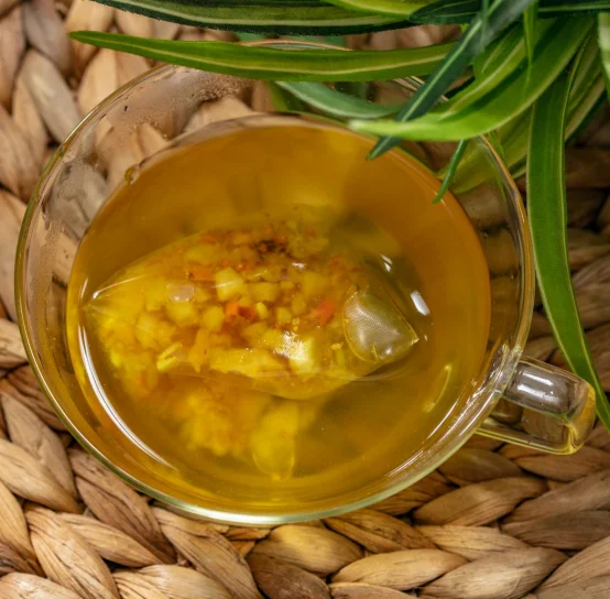 ginger tea bags organic detox tea flavored herbal fruit tea Private label factory OEM