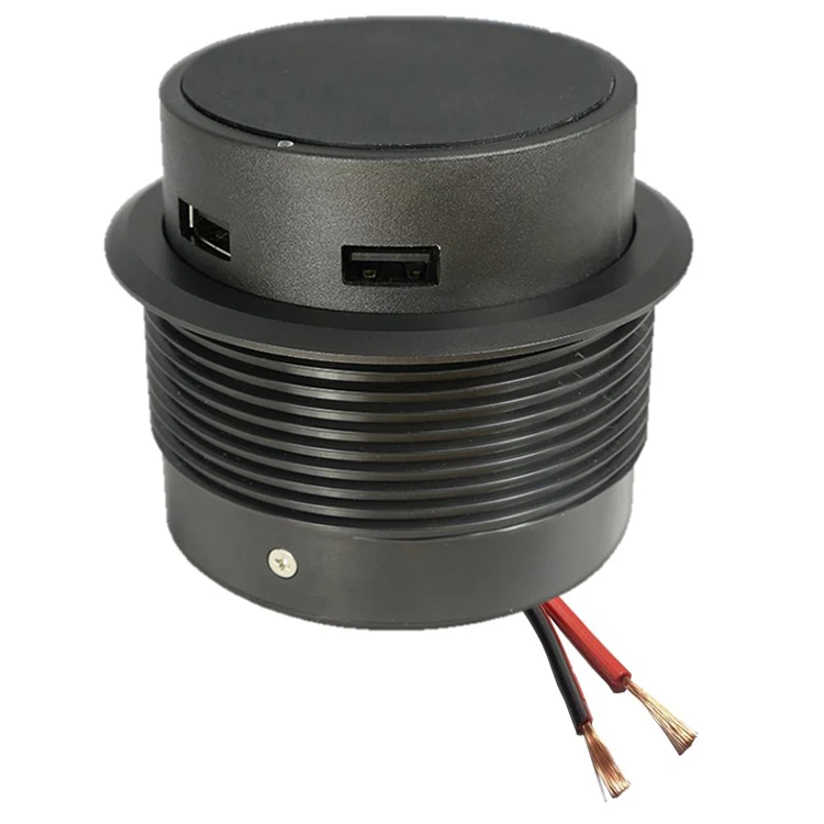 
 Fast 10 W Caravan Qi Wireless Charger Pad with USB Dual Charging Port  