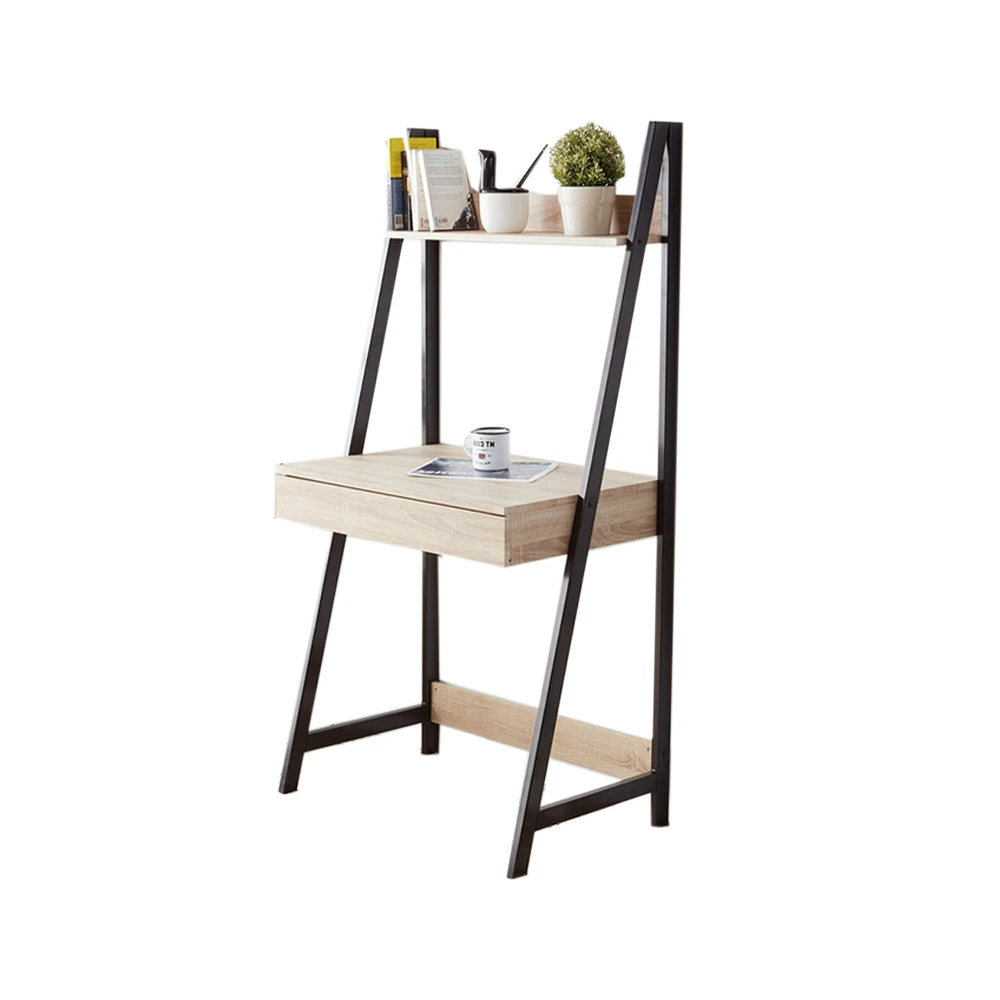 Маленький письменный стол для дома и офиса, учебный письменный стол с книжной полкой и ящиком, 29 дюймов, Вт, письменный стол