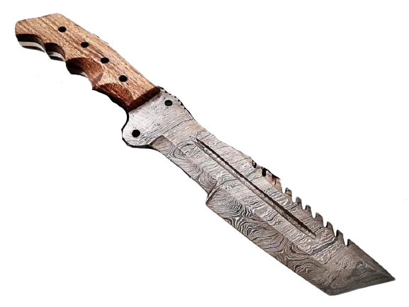  Красивый Походный нож-трекер из дамасской стали для охоты и кемпинга 14 0 дюймов с ручкой розового дерева кожаным футляром