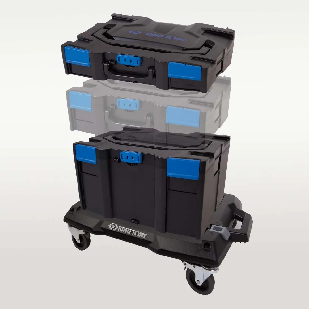 KING TONY Modular Stacking Box 456x372x115mm Tool Box  Hand Tool Box 87405-1